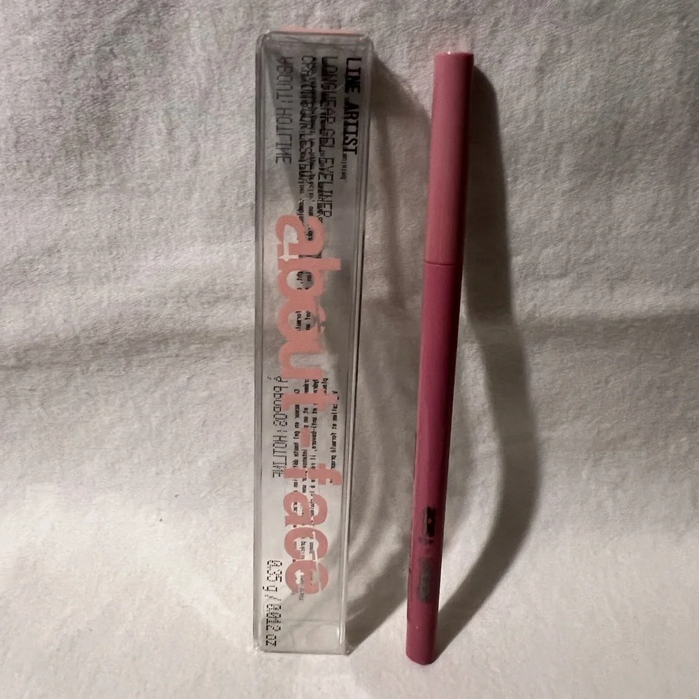 🖍️NIB🖍️ ABOUT FACE Artist Gel Eyeliner in Leave Me Breathless~Matte Baby Pink